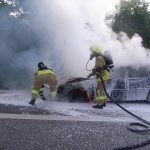 Brandbekämpfung mit der Schnellangriffseinrichtung